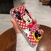 Cartoon Minnie Mouse Transparent Phone Case For iPhone 17 Pro Max 17E 11 12 13 14 15 16 Pro Max Plus 17 Air 16E 7 X Disney Cover