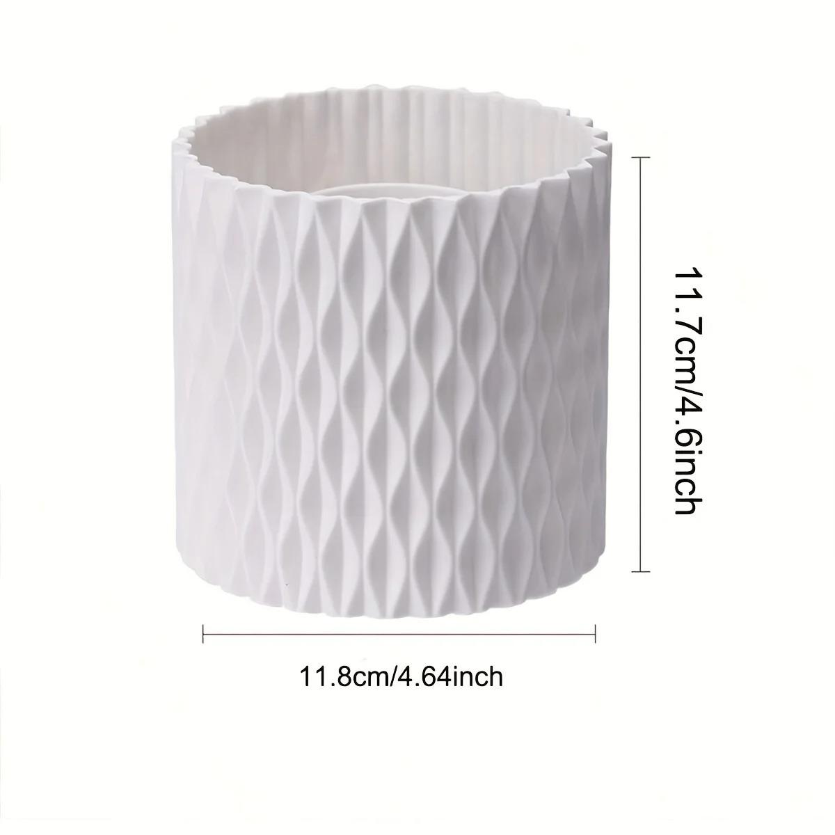 

Настольный вращающийся на 360 градусов ящик для хранения косметики, органайзер для средств по уходу за кожей, пластиковый контейнер для кистей для макияжа белый