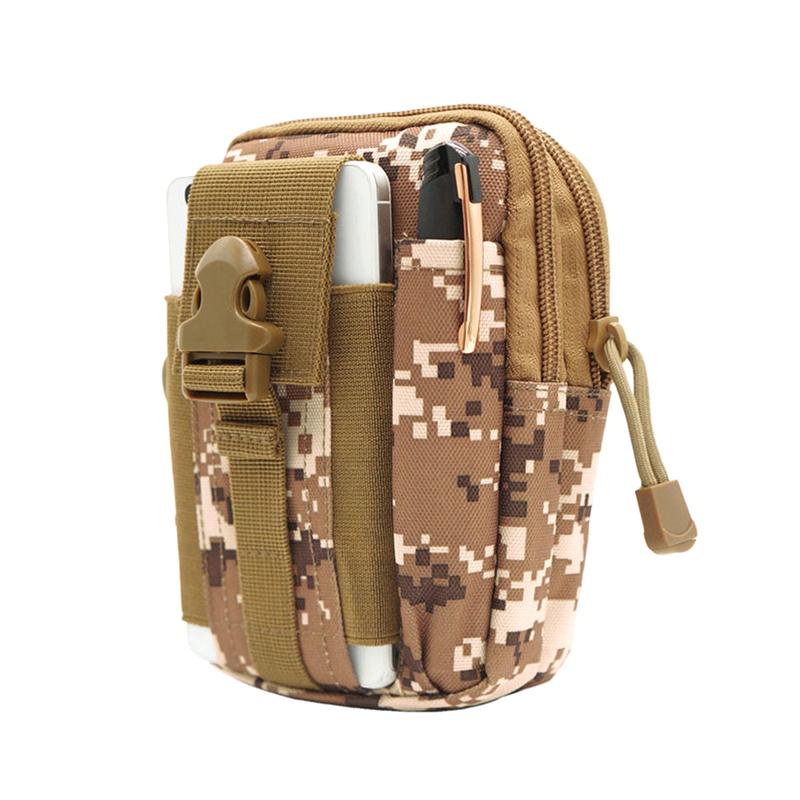 Venkovní sportovní multifunkční taška na příslušenství s velkou kapacitou, závěsná taška na mobilní telefon, taktická ledvinka