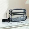 Waterproof PVC Crossbody Bag Adjustable Shoulder Strap Clear Messenger Bag  Women