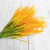 Plastic Artificial Wheat Ears Rice Plant Bouquet Yellow Flower Fake Plants  Outdoor Indoor Decor
