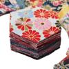 50PCS Hexagon Jelly Roll Fabric Cotton Cotton Fabric Bundle Hot Stamping Fabric  Handmade Crafts