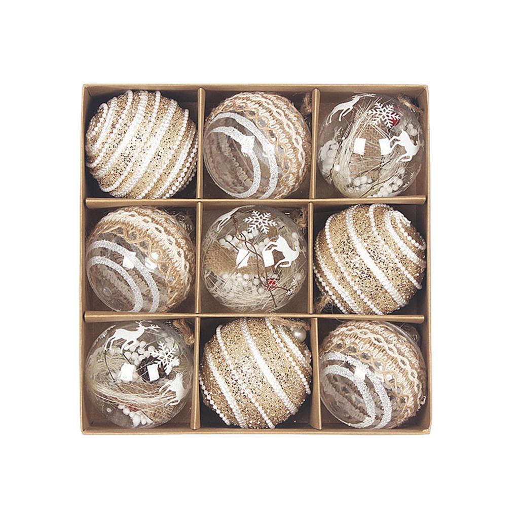 Weihnachtsdekoration Transparente Kugel Ornamente Hängekugeln Für Feiertagspartys Baumschmuck