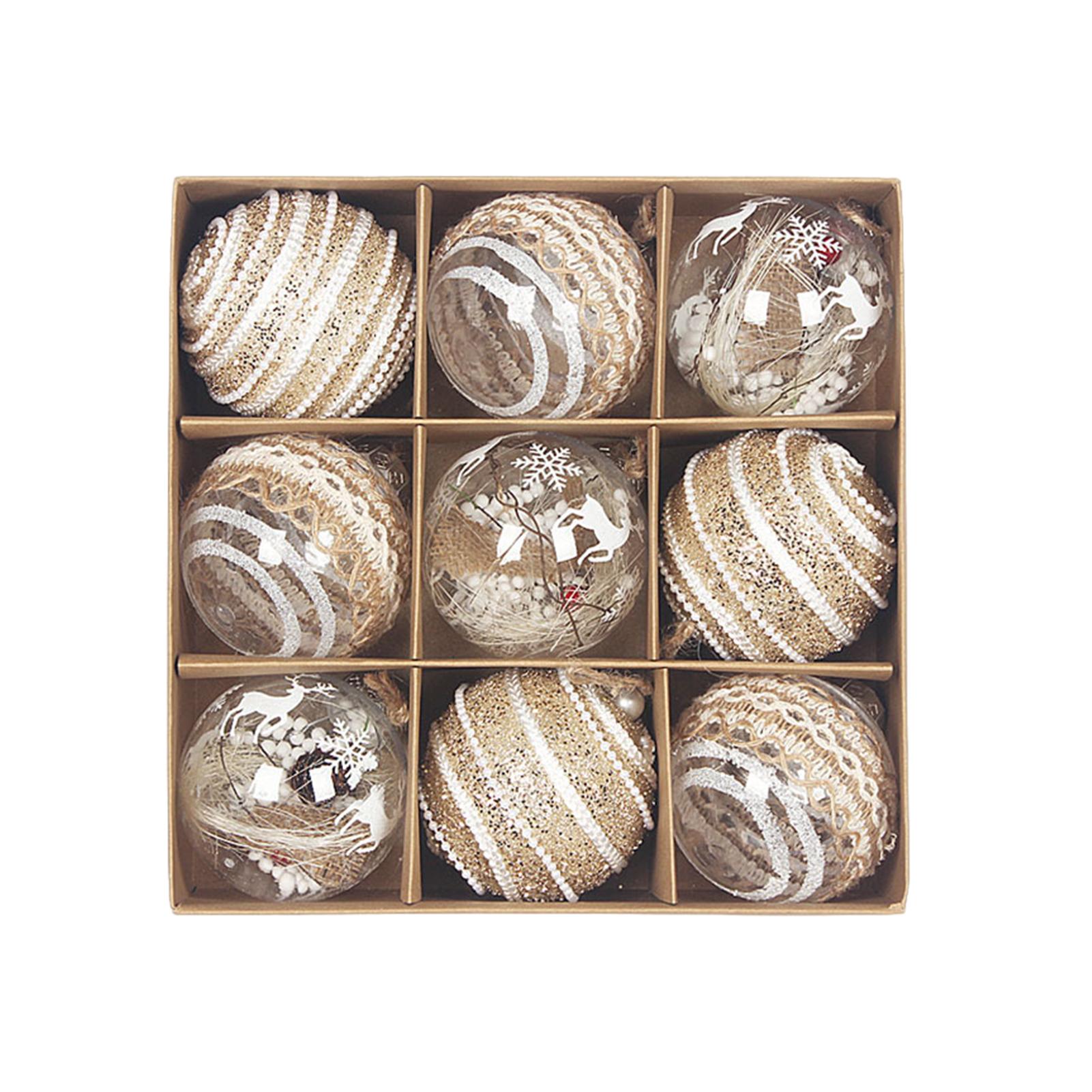 

Різдвяні прикраси прозорі кульові прикраси висячі кулі для святкових вечірок ялинкові прикраси