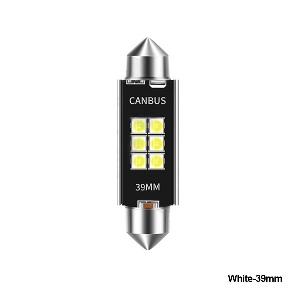 

1200Лм Супер Яркая C10W C5W Светодиодная Лампа Festoon 31/36/39/41мм LED CANBUS 12В 6500K Белый Автомобильная Внутренняя Купольная Подсветка Номерного Знака 1PC