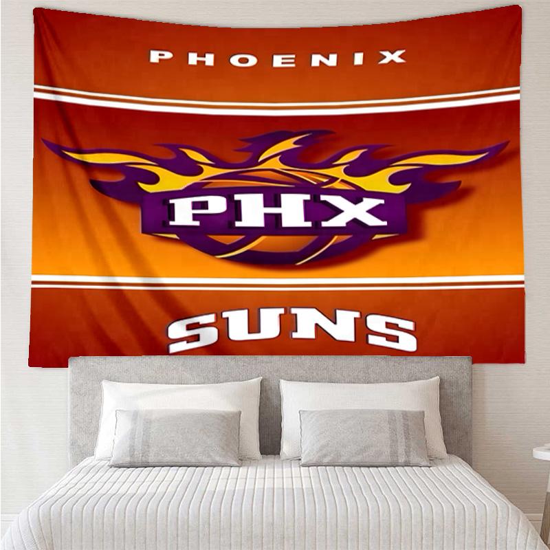 Suns Basketball Artwork Quick-Dry Tapestry Hanging for Bedroom,Livingroom, Playroom,Decor Art Room Wall Tapestry Holiday and Birthday Gifts