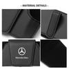 Car Glasses Box Leather Eyeglass Case Sun Visor Lenses Holder For Mercedes Benz C180 C300 W124 W176 W177 C200 C260 GLC CLE CLA JKLMP1
