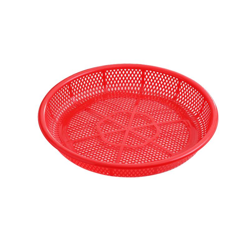 Free Shipping Multi-Purpose Round Plastic Sieve with Winnowing Basket for Dried Goods
