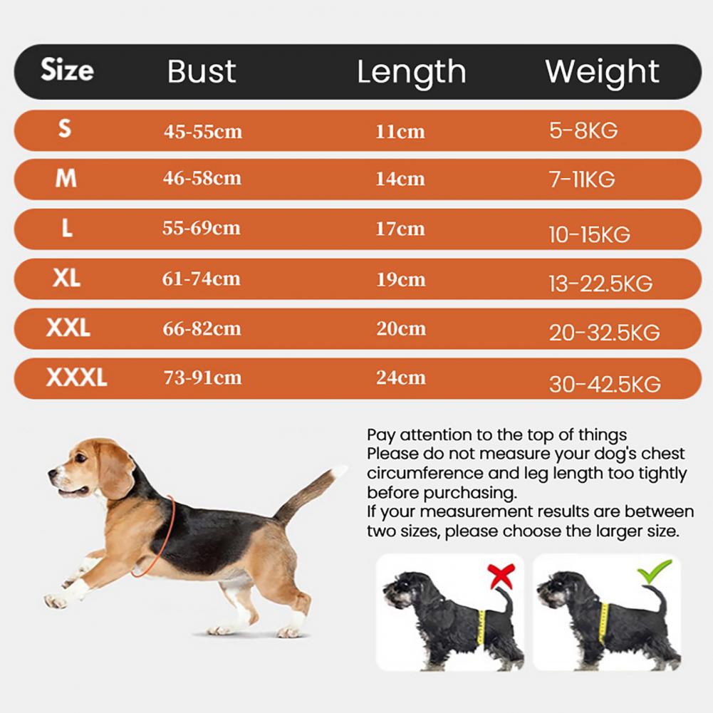 Breathable Dog Elbow Pad Surgery Recovery Suit Protector Front Leg Brace Joint Support Wound Care for Medium Dogs