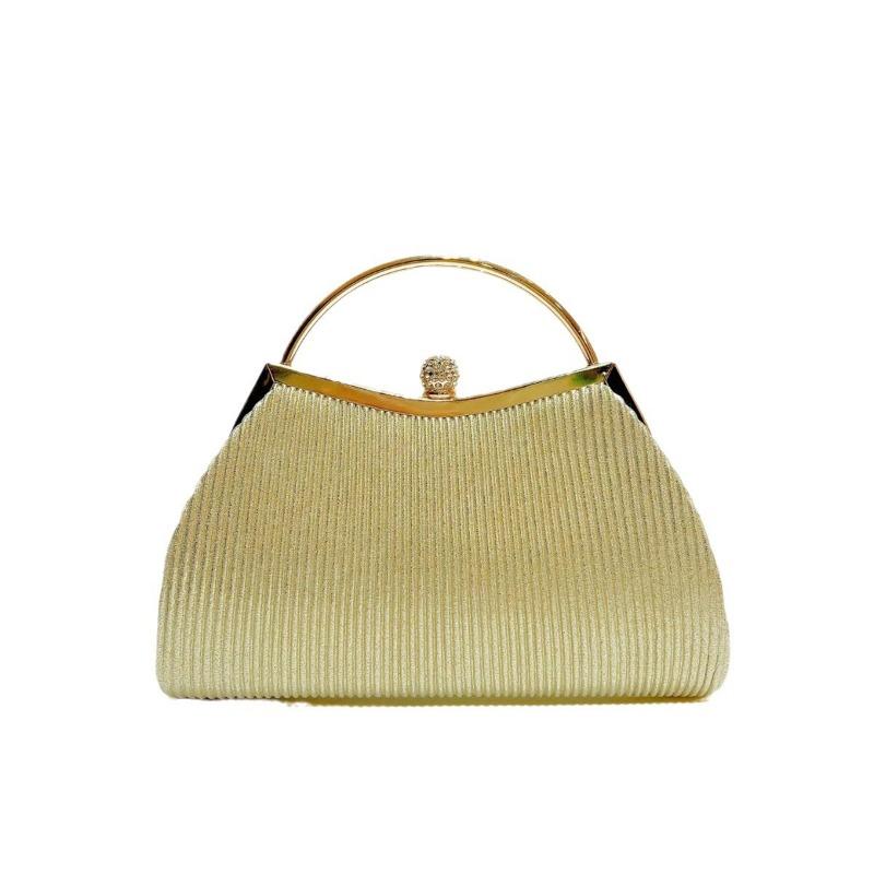 Geantă de seară cu strasuri, tip poșetă crossbody, cu lanț cu fundă cu diamante