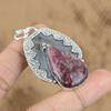 Gift For Women Jewelry Pendant 925 Sterling Silver Natural Thulite Gemstone