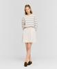 Depound Lace Point A-Line Skirt [Cream]