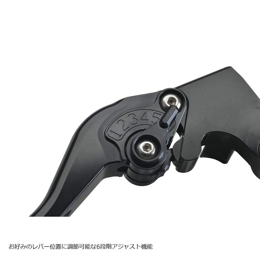 EFFEX Smooth Fit Levers for CB125R CBR250R GROM CB250R Monkey125 Left and Right Set Lever EAL019K (18), (11-16), (13-20), (18-19), (18-19) - Black,