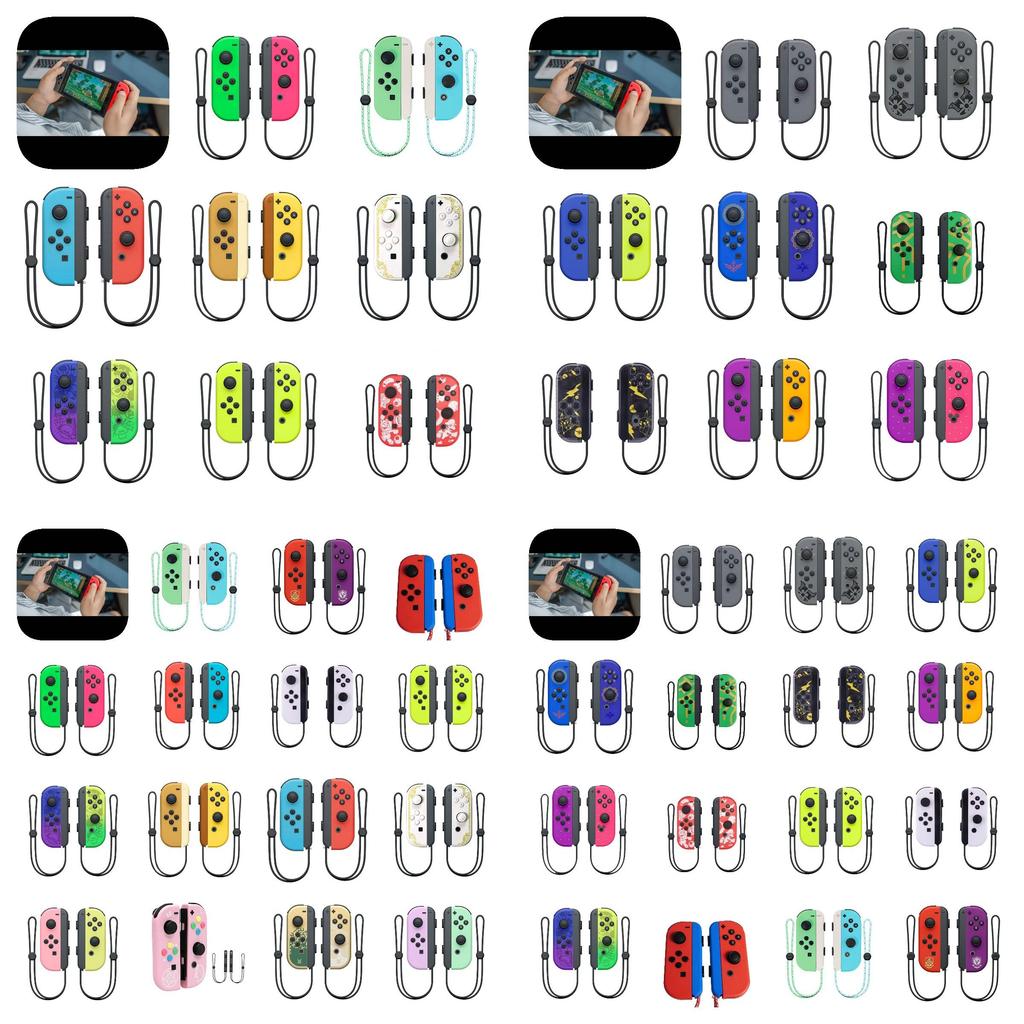 Versatile Joy-con Game Controller Featuring Wireless Bluetooth Connectivity And Excellent Haptic Feedback For Switch And Mobile Devices