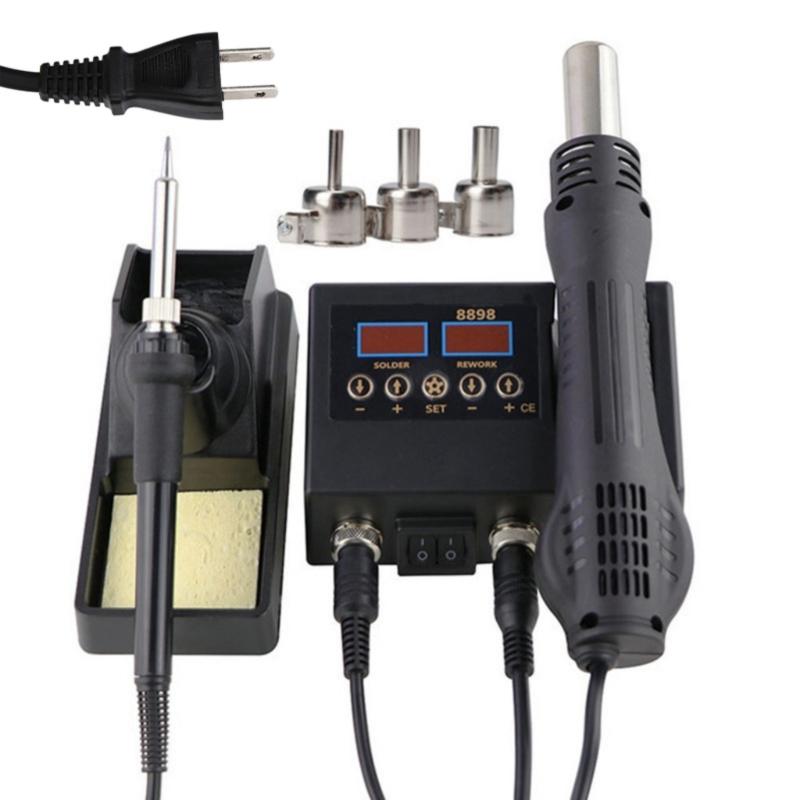 Digital Temperature Controlled Desoldering Station Soldering Iron Set Ceramic Heating Cores For Fast Heating Use