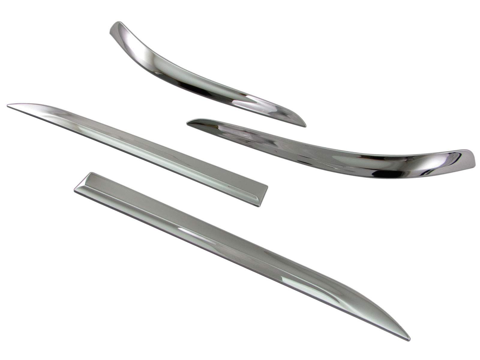 

BRIGHTZ Отделка Хромированные накладки на углы переднего и заднего бампера из нержавеющей стали для и совместимые с AXZ ES и Ультра-зеркало (Набор из 4 предметов) [COR-MOL-014]