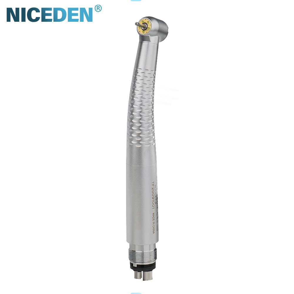 NICEDEN  type high quality shadowless lamp high speed ceramic bearing handpiece 5 LED bulbs 4 holes 2 holes