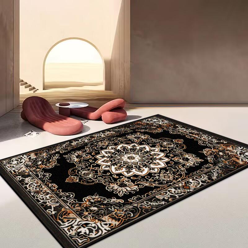 Vintage Persian Carpet for Living Room Decoration Rugs Large Area Bedroom Washable Rug Non-slip Sofa Coffee Table Mat 200x300cm