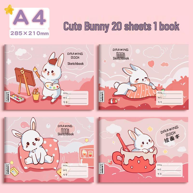 

Утолщенный блокнот для рисования и живописи формата А4 для детей детского сада и младшего школьного возраста