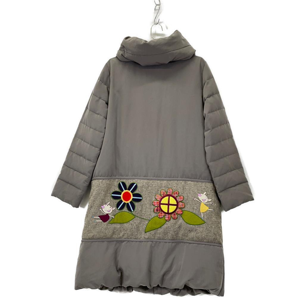 OLLEBOREBLA Khaki Pig Down Coat Coat Not Written grayUsed