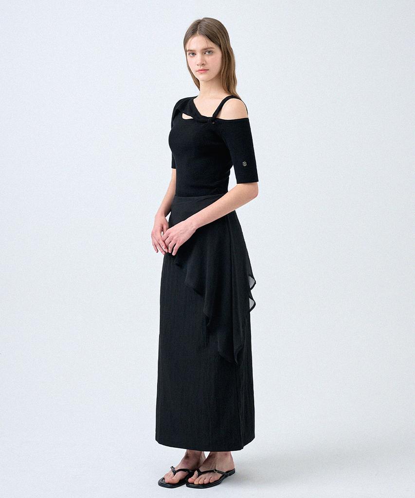 Micene Elara Layered Long Skirt