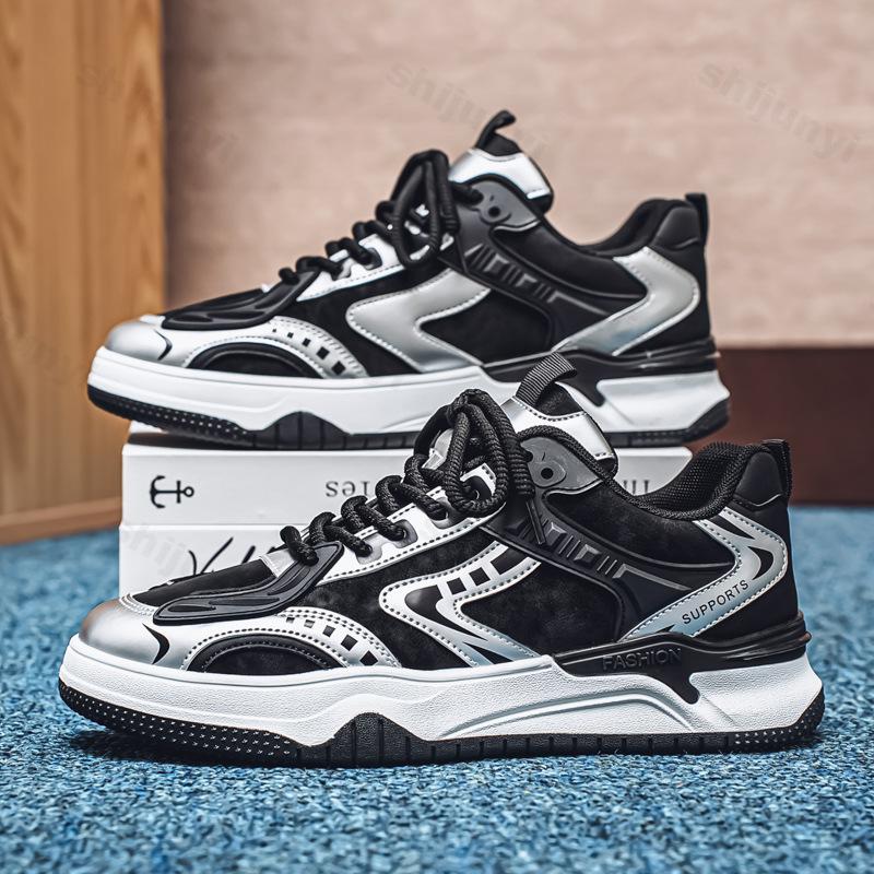 Fashion 2025 Autumn New Men's Fashion Versatile Low Top Thick Sole Sports Shoes Trendy Comfortable Non Slip Niche Design Chunky sneakers