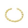 Twisted Brass Thread Fashion Bracelet with European & American Style