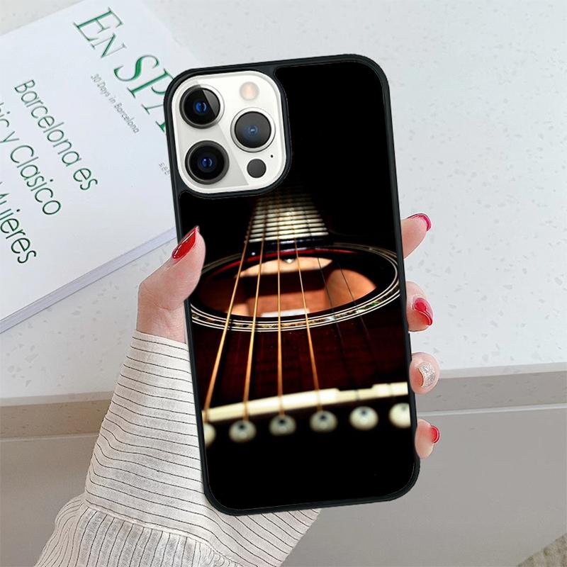 Musical Violin Guitar Phone Case cover For iPhone 17 Air 15 16 16e 14 13 Pro Max Fundas 12 11 Pro Max PLUS 7PLUS mobile