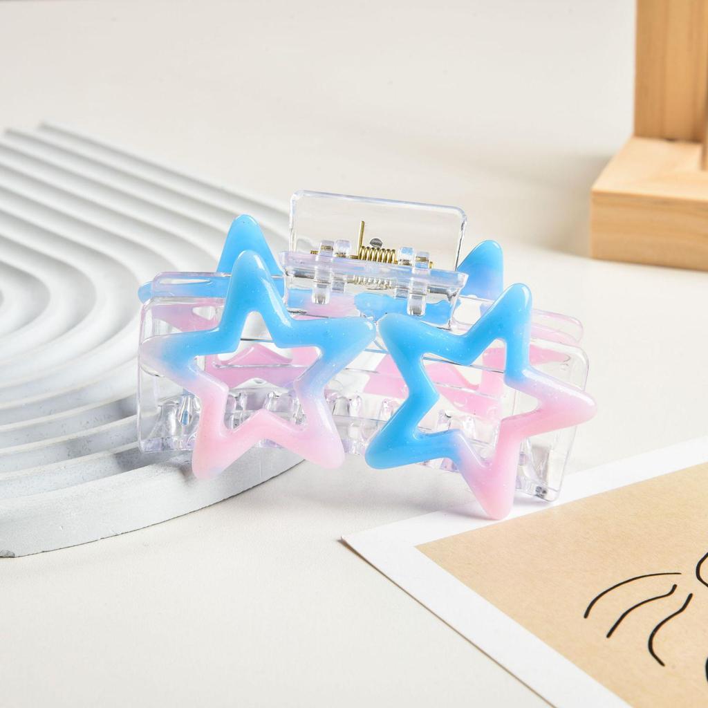 (Clearance) YHJ Dopamine Y2k Star Hair Claw Clip for Updo