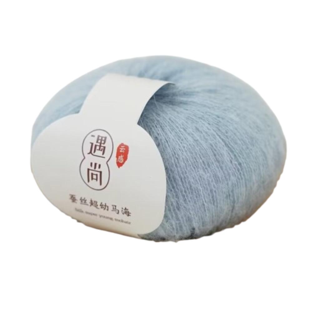 Warm Baby Wool Crochet Yarn 20g/140m Soft Thin Wool Yarn High Content Mohair Yarn  Scarf