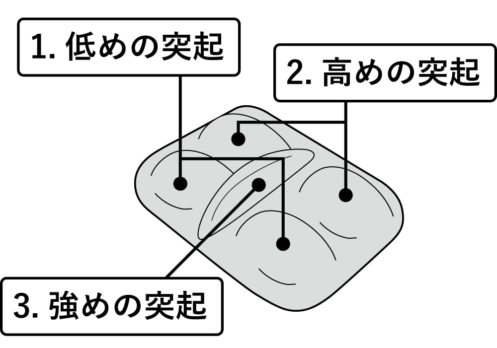 AKAISHI Foot Release for arch and Mat, Regular, Mocha, acupressure, correction, stretching, massage.