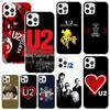 Band U-U2 Rock Phone Case For Iphone 17 Air 16 15 Plus 16E 14 Pro Max 13 Mini 12 11 7 8 SE Fundas Soft Back Cover 17 Air 16 15 P
