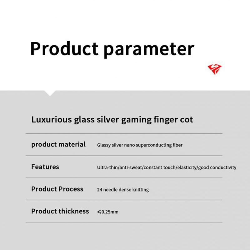 Sweatproof Finger Sleeve Breathable for Mobile Games, Finger Cover Game Controller Touch Screen Gaming Thumb Gloves