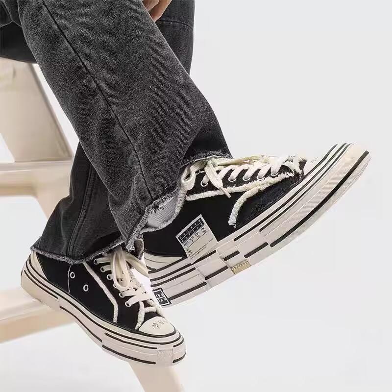 Couple Same Beggar Shoes Men and Women Same Versatile 2025 Autumn New Internet Celebrity Casual Canvas Shoes Student Shoes