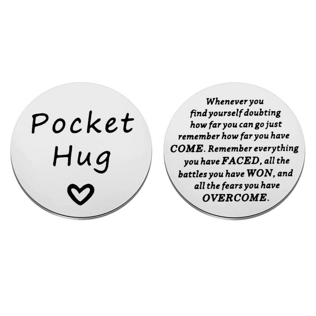 Black Pocket Hug & Decision Coin Gift