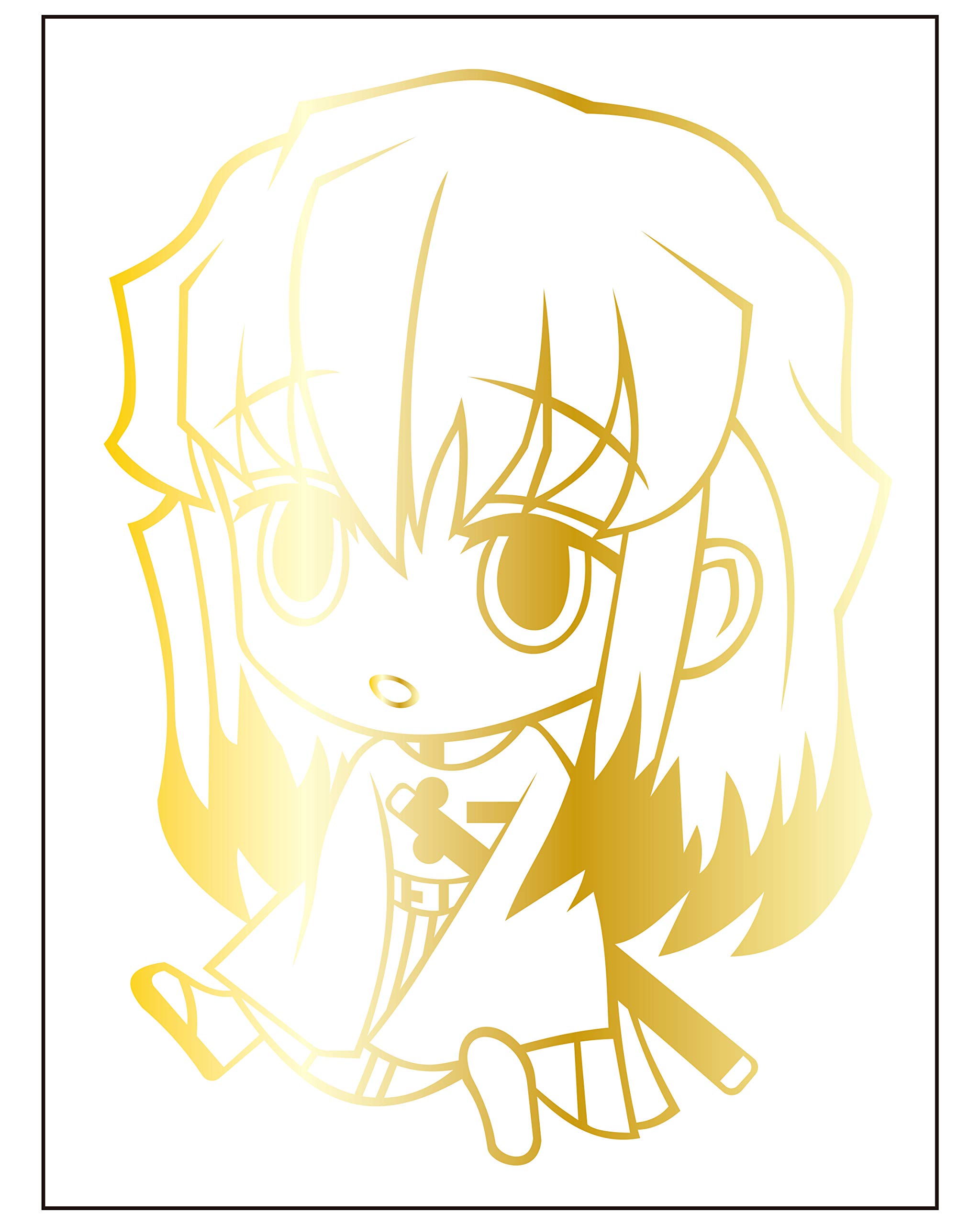 

Tokito Muichiro Chibi Character Cutting Sticker Gold