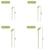 100 PCS Bamboo Knot Skewers Eco-Friendly Food Garnish Skewer Sticks for Cocktail Party Catering Desserts