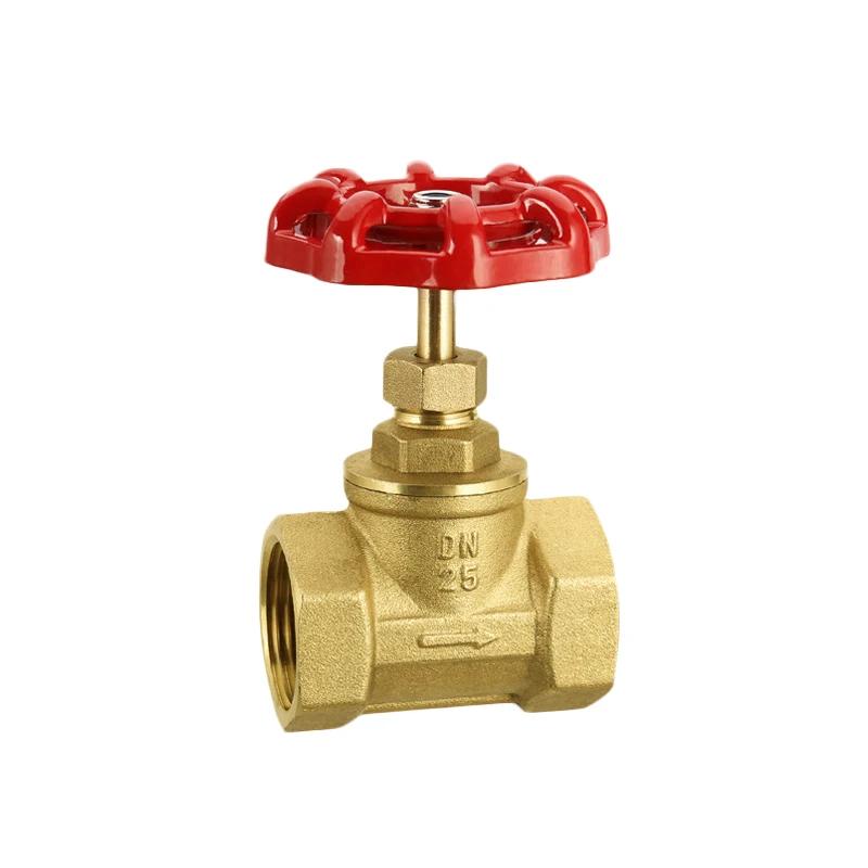6*6 Cast Iron Valve Handle Gate Valve Ball Valve Hand Wheel Shutoff Value Decorative Water Pipe Fittings Red