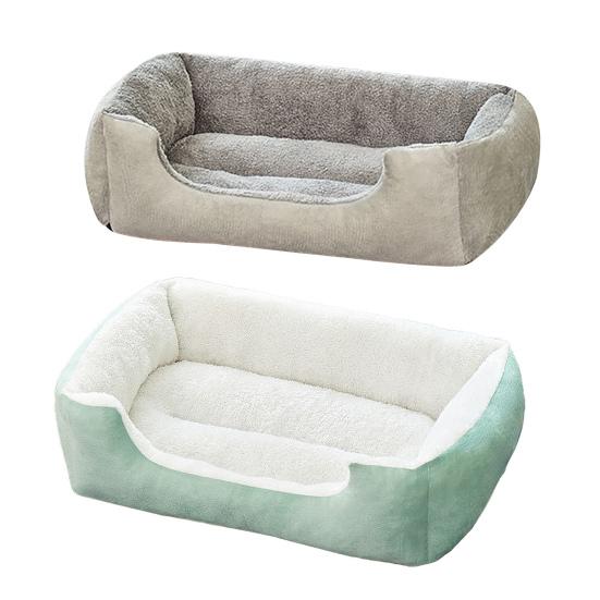 Pet Bed Anti-Slip Bottom Thickened Warm Large Dog Nest Spacious Comfortable Rest Space Neck Support Dog Mattress