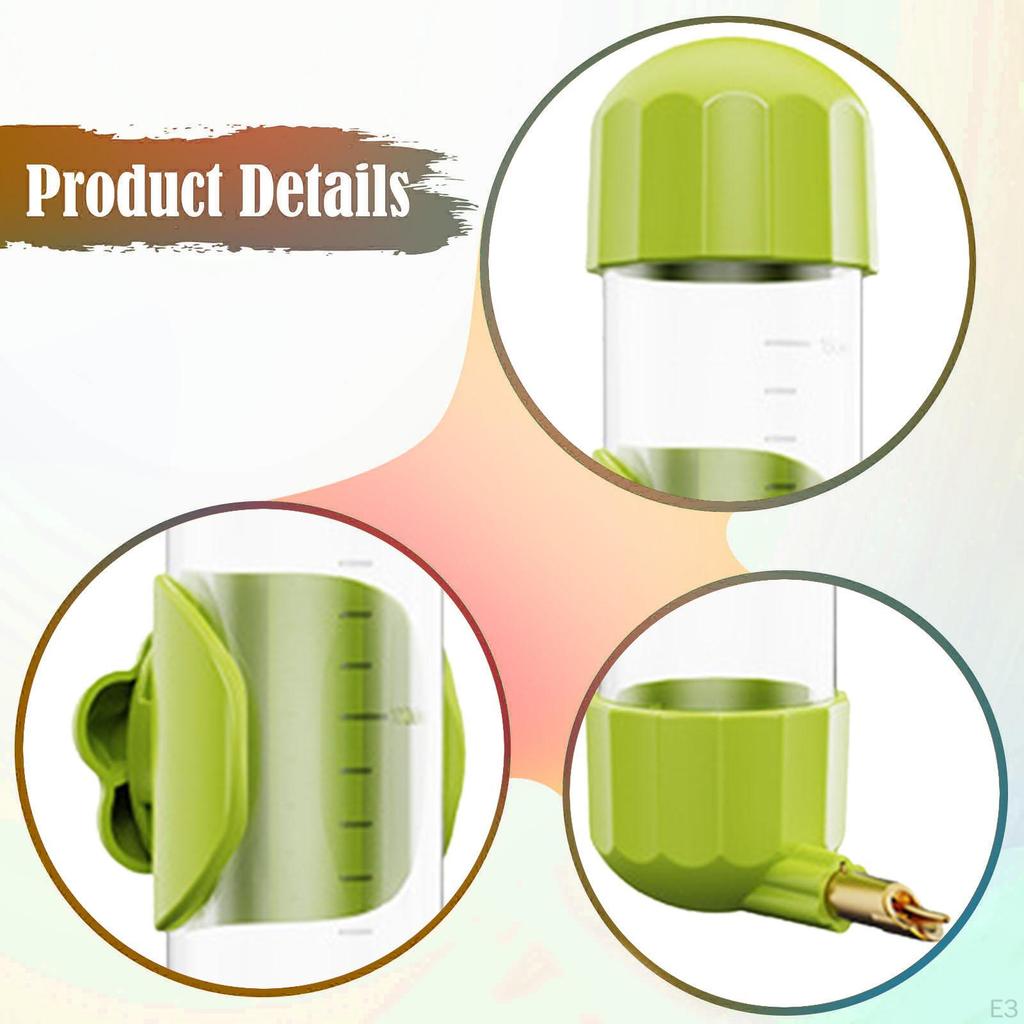 Bird Water Dispenser Automatic Drinking Device Portable Cage Drinker Container for
