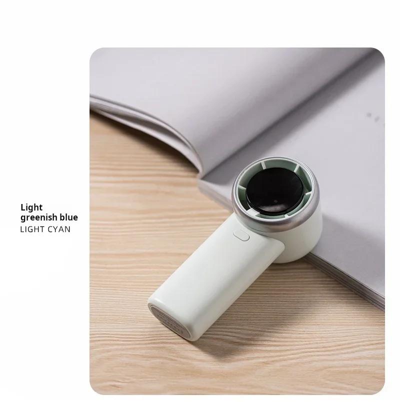 Portable Handheld Turbo Fan 5 Wind Speeds Adjustable Mini Personal Electric Fan Outdoor Camping Hand Fan Rechargeble Ventilador