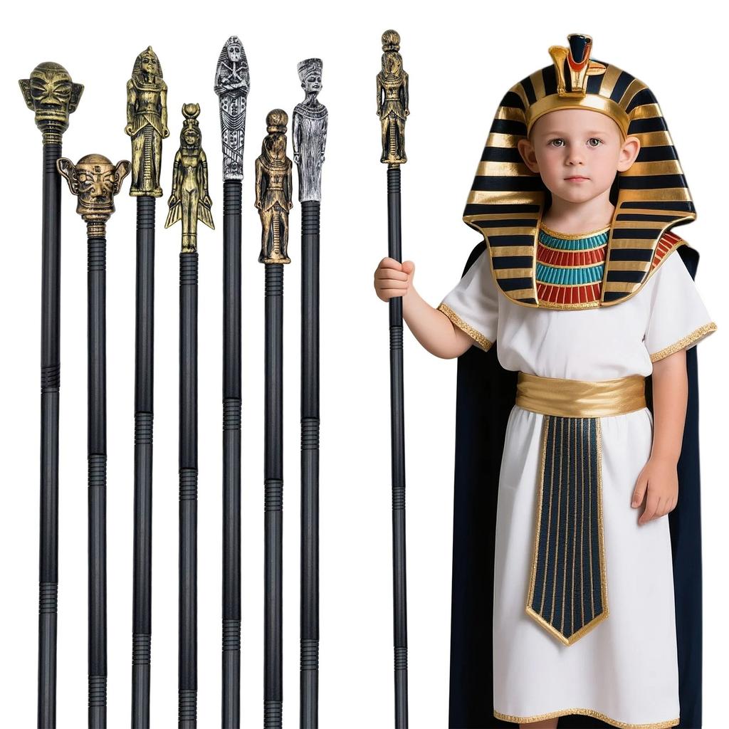 Removable Children's Role-Playing Stage Performance Stick Pharaoh Staff