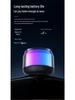 Mini Bluetooth Speaker S100: Transparent Design with Ambient Lights & High-Quality Sound Subwoofer