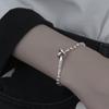 Lindon Cyrkon Bransoletka Biżuteria Geometryczny Koralik Łańcuch Link Bransoletki Moda Grzywny Prezent Ślubny dla Dziewczyny Kobiety