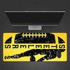 Pittsburgh Steelers Mouse Pad, Large Gaming Desk Mat, Non-slip XXL Mousepad for Laptop & Tablet, Mini PC Playmat with Stitched Edges