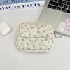 Cute Cartoon Quilted Cotton Makeup Bag Portable Lipstick Storage Organizer Bag Card Holder Mini Makeup Lipstick Storage Pouch