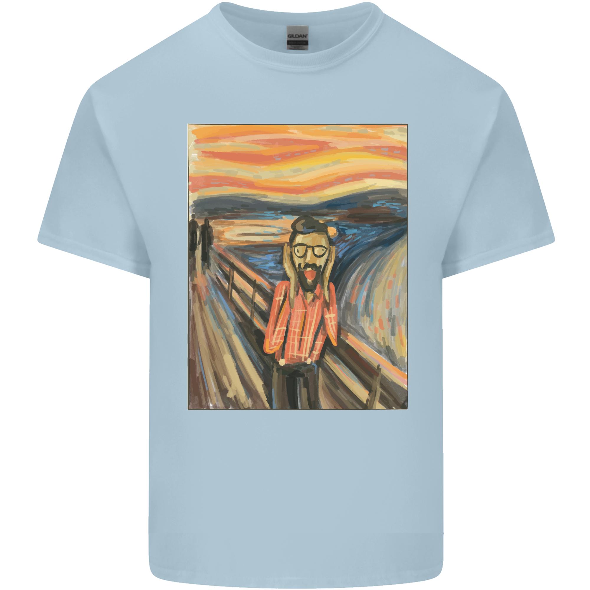 Hipster Scream Painting Unisexs Light Cotton TShirt S
