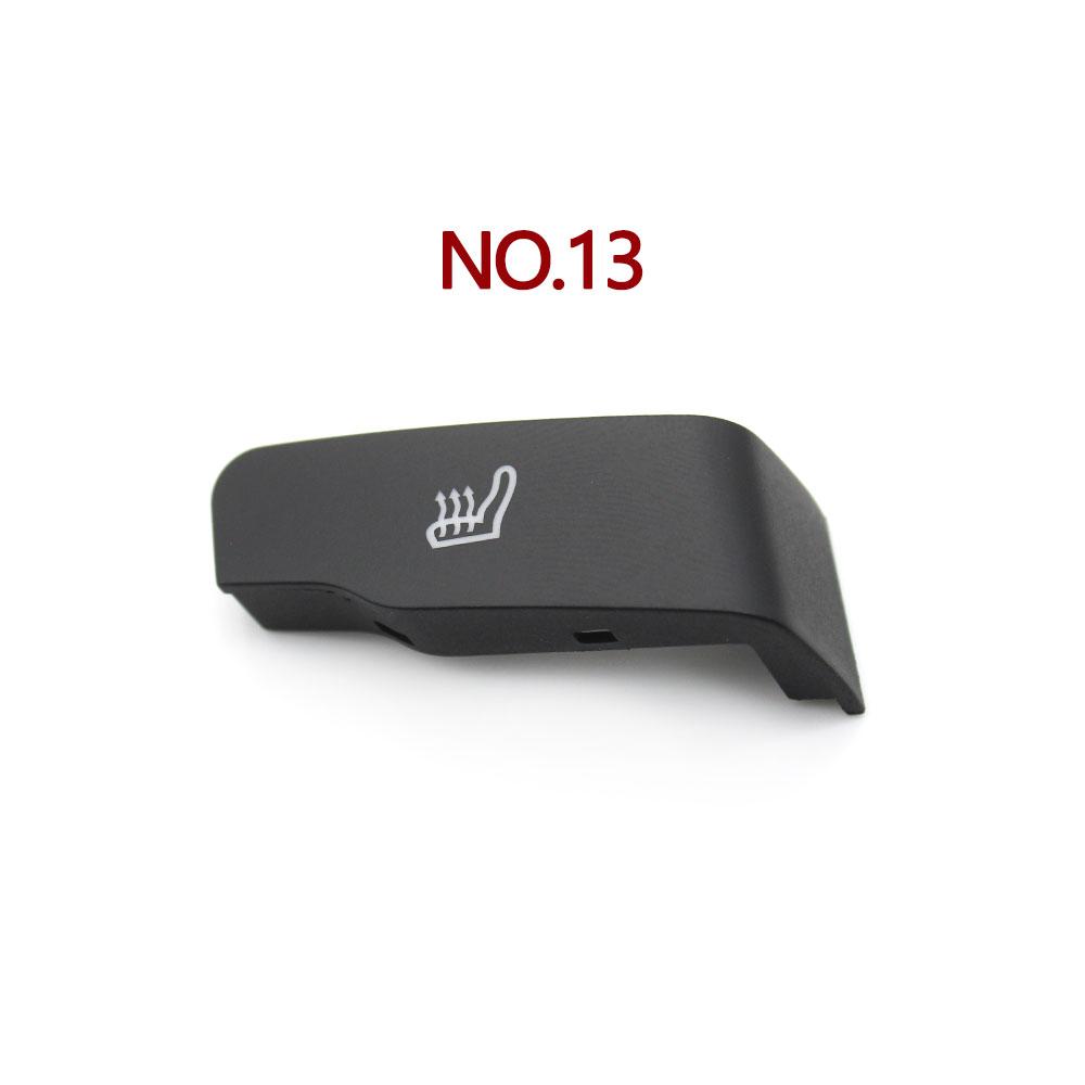 Car Front Central Console Air Vent Temperature Ventilation Adjust AC Button Caps For Porsche Cayenne 7P5 Panamera 970 Macan 95B