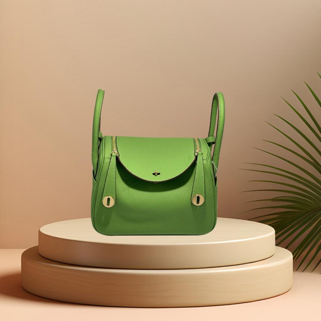 In Stock, One Piece Will Be Sent On Behalf of the First Layer of Cowhide TOGO Leather Lindy Bag, Doctor Bag, Genuine Leather Shoulder Portable