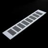 80*200/80*300/80*350 Silver Air Vent Louvred Grill Cover Ventilation Grille Ventilation Grille For Cabinets Wardrobes Cupboard